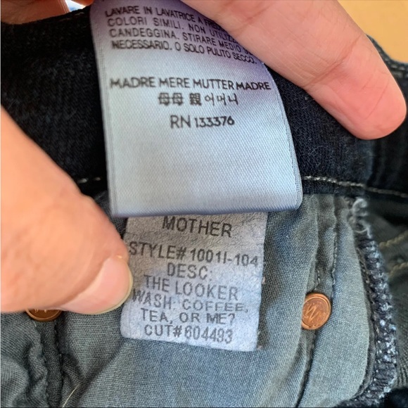 Mother the looker jeans 25 in dark wash: Coffee, tea or me? - Picture 15 of 16